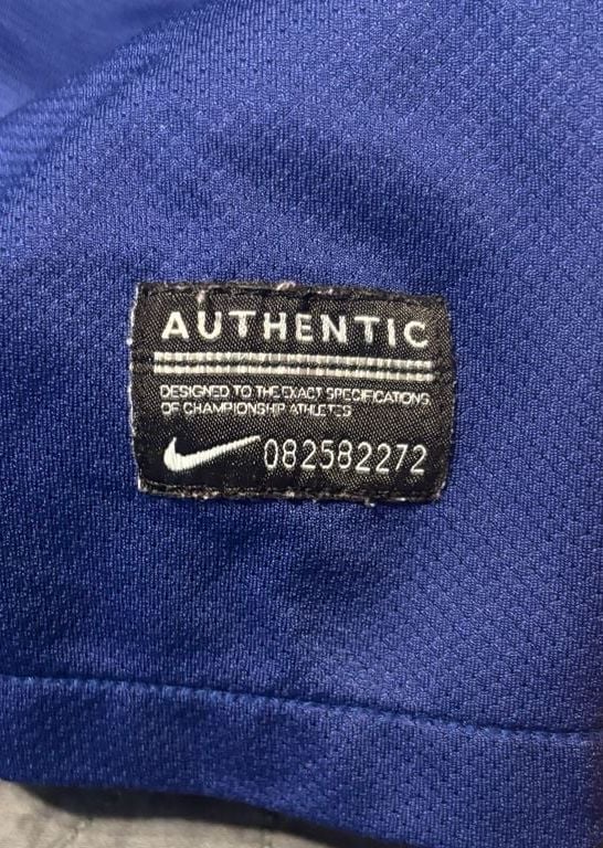 Nike Dri-Fit Authentic Long Sleeve Goalkeeper Style Jersey Men’s XL Blue 5