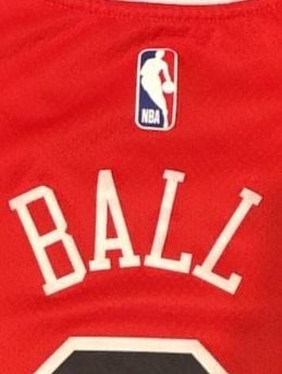 Nike Chicago Bulls Lonzo Ball Icon Edition Swingman Jersey Size Small 7
