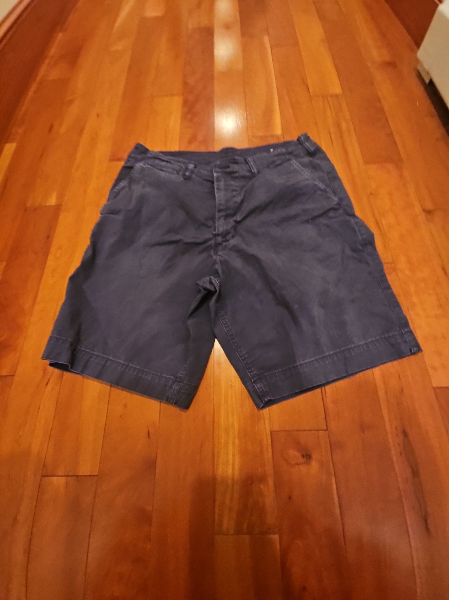 American Eagle Ne(x)t Level Flex Men's Chino Shorts Navy Blue Size 34 2