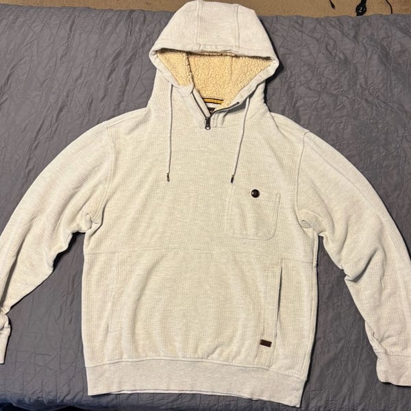 Billabong Surfplus Sherpa-Lined Hudson Pullover Hoodie