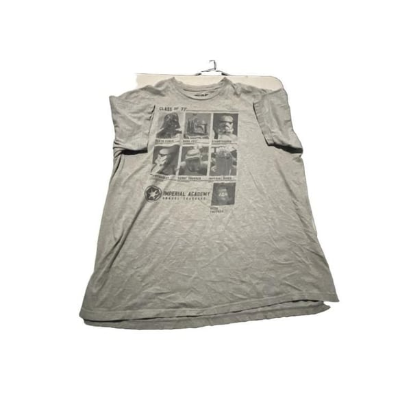 Star Wars Imperial Academy Annual Yearbook Class of '77 Graphic T-Shirt Gray