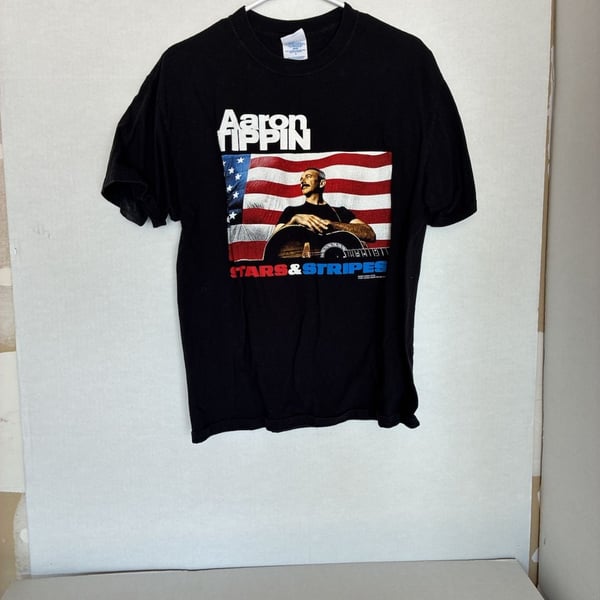 Vintage Aaron Tippin Stars & Stripes 2003 Concert Tour T-Shirt