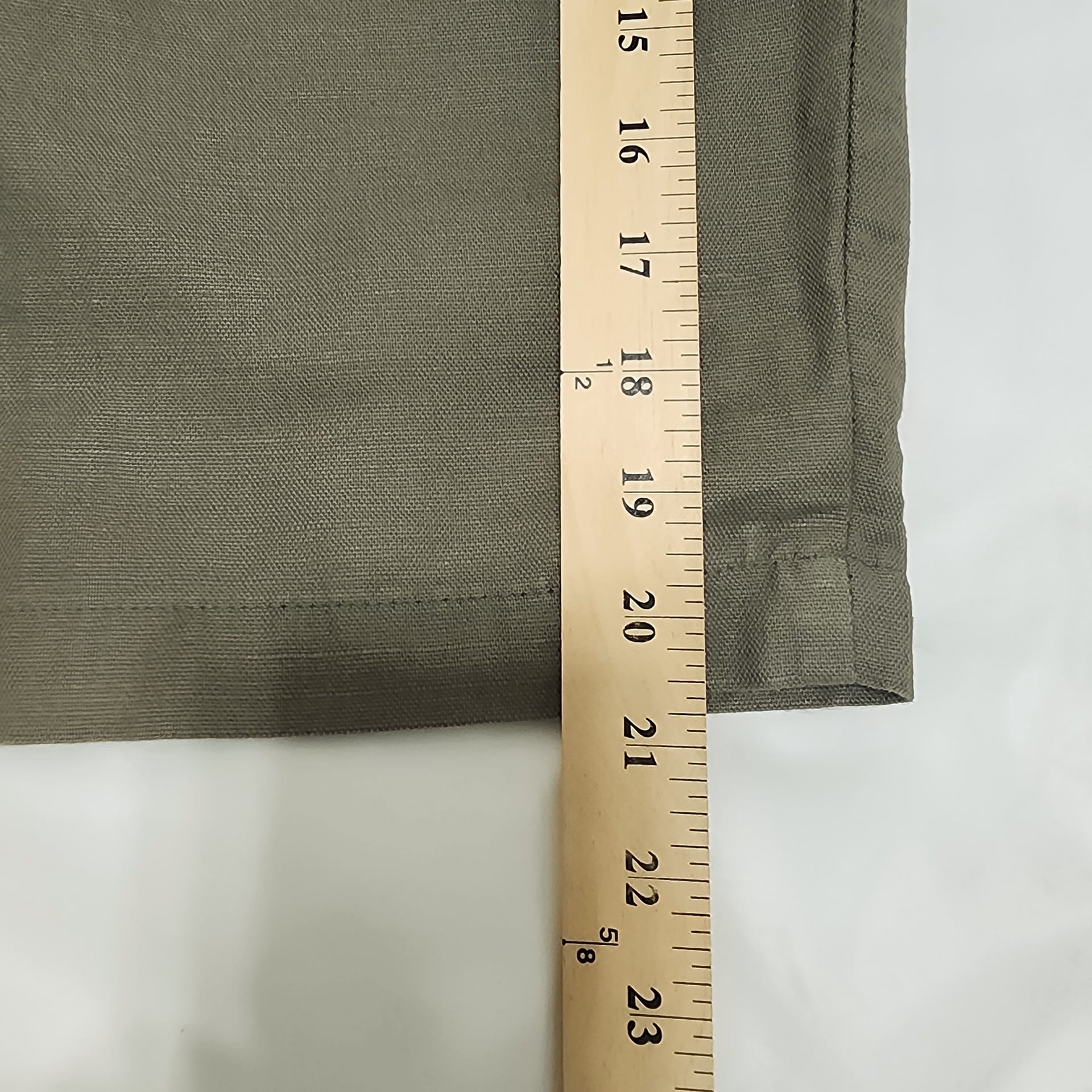 Dockers Recode Men's Pleated Linen Blend Retro Shorts Olive Size 36 9