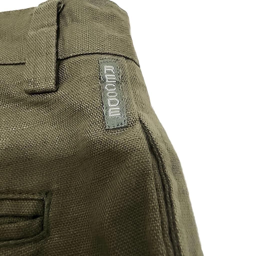 Dockers Recode Men's Pleated Linen Blend Retro Shorts Olive Size 36 7