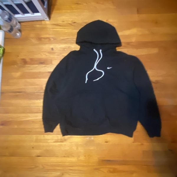 Nike Solo Swoosh Fleece Hoodie Black