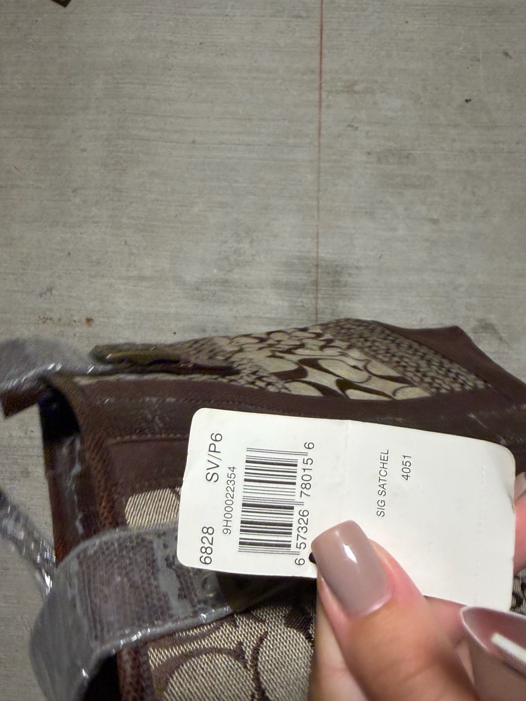 Coach Signature Patchwork Sig Satchel Tote Bag 7