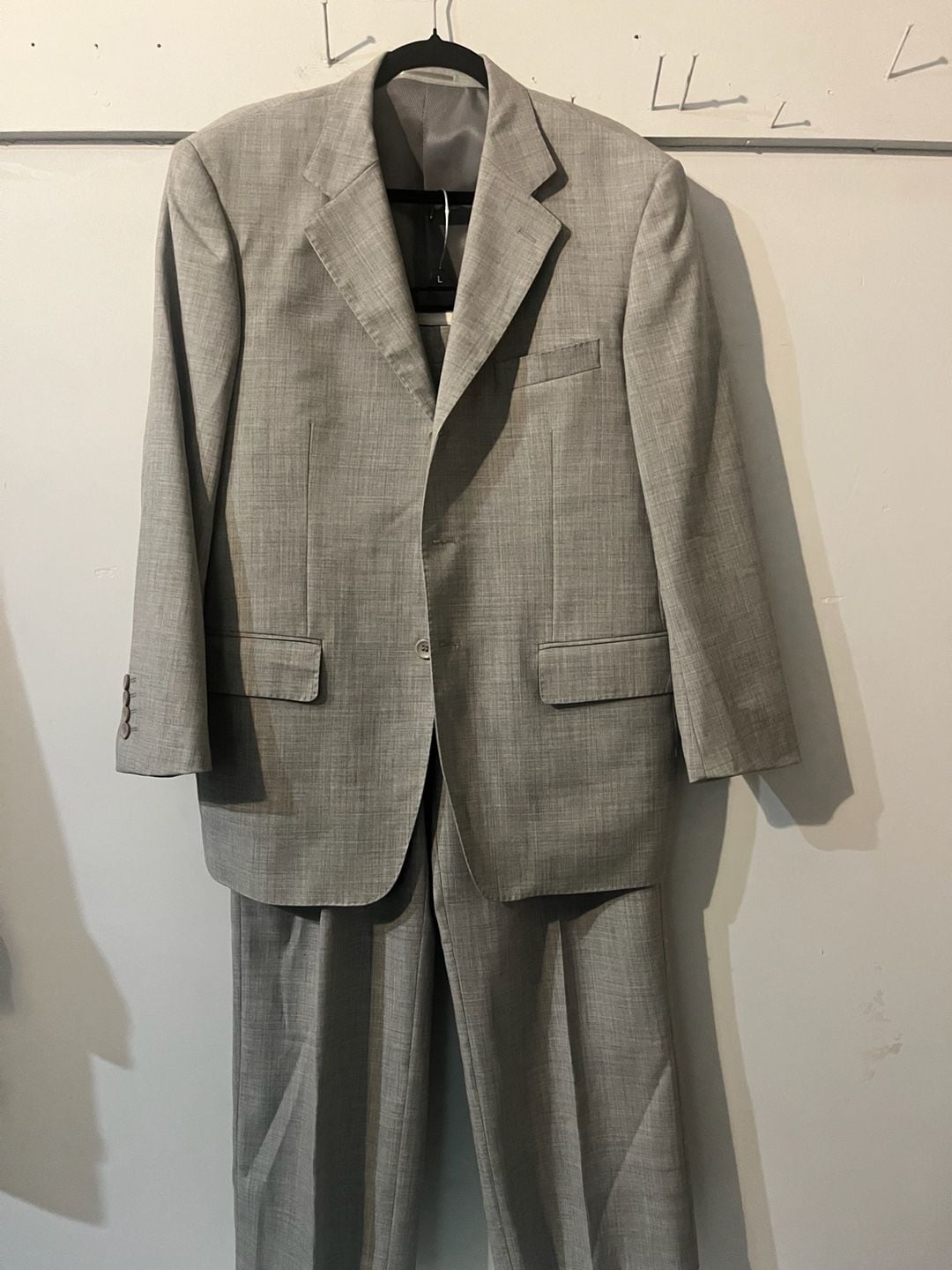 Mantoni Collezione Milano Italy Gray Super 140's Wool 2-Piece Suit 003-0072 1