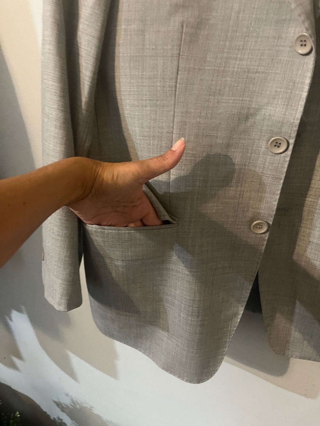Mantoni Collezione Milano Italy Gray Super 140's Wool 2-Piece Suit 003-0072 3