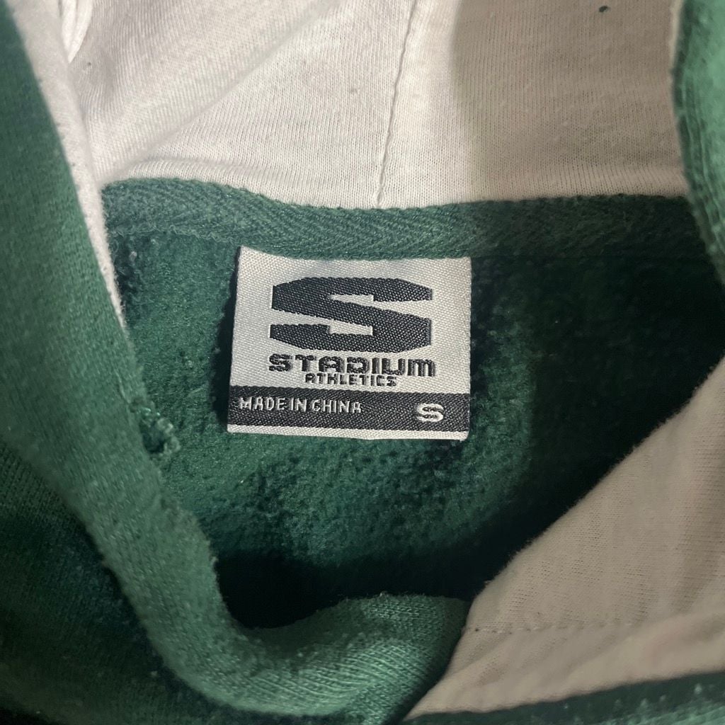 Stadium Athletics Ohio Bobcats Green Pullover Hoodie Size S 5