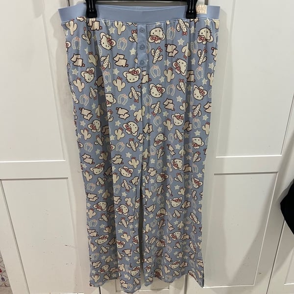 Hello Kitty Western Cactus Print Pajama Pants Size 2X
