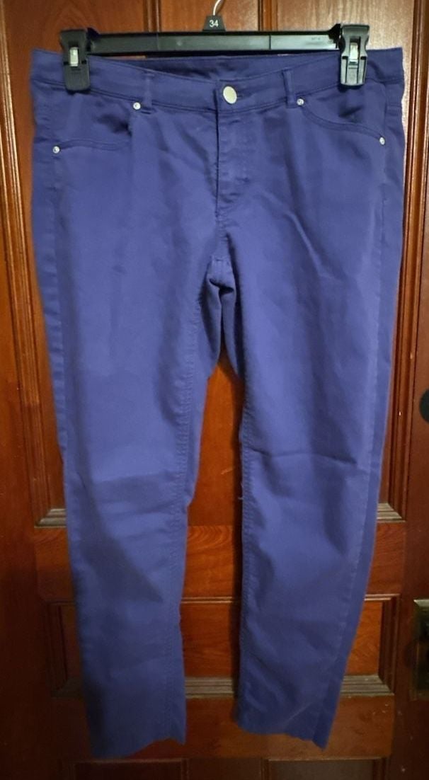 Divided by H&M Women's Purple Skinny Jeans Size 12 2