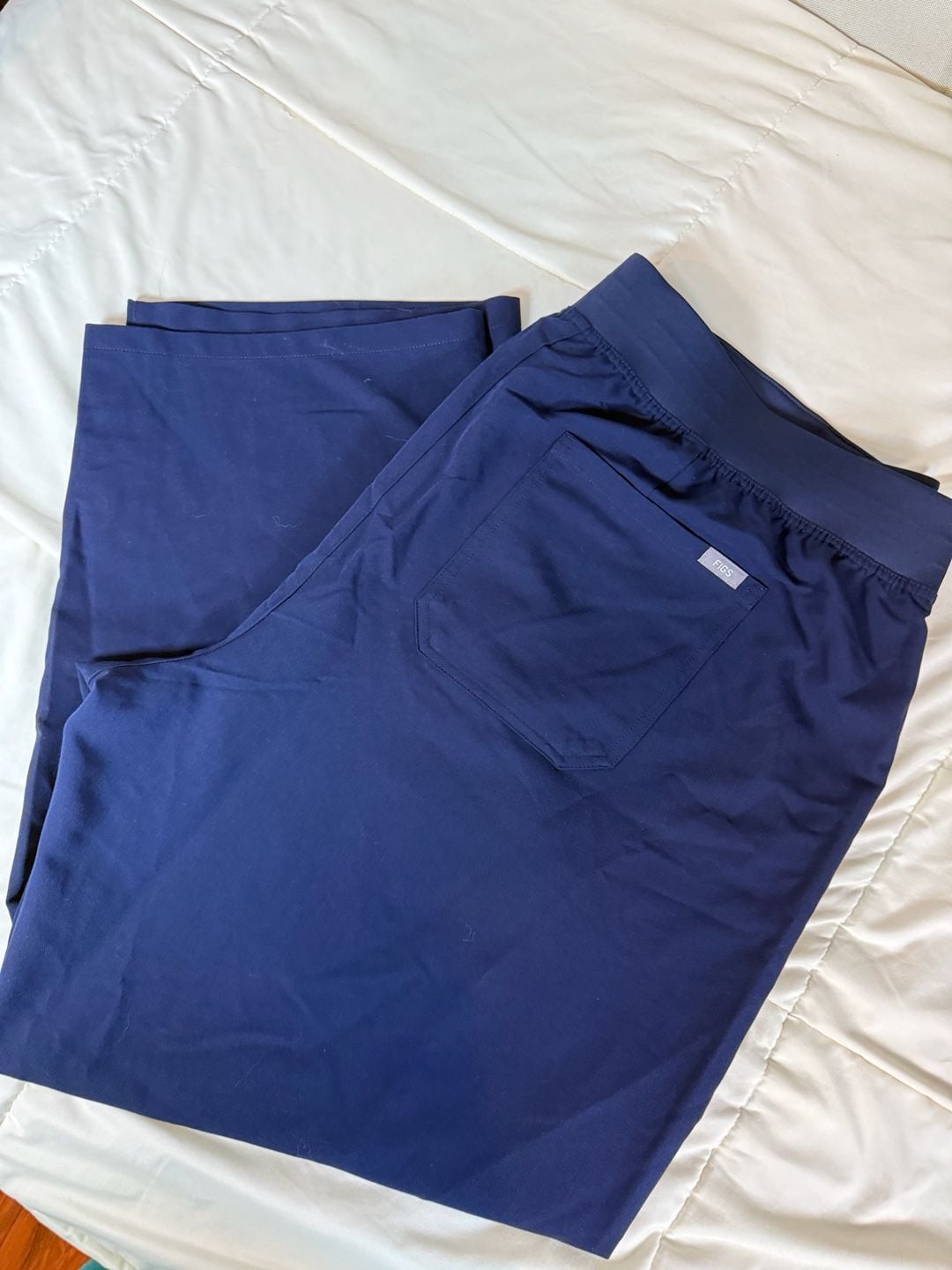 FIGS Technical Collection Livingston High-Waisted Scrub Pants Navy Blue Size 5XL 2