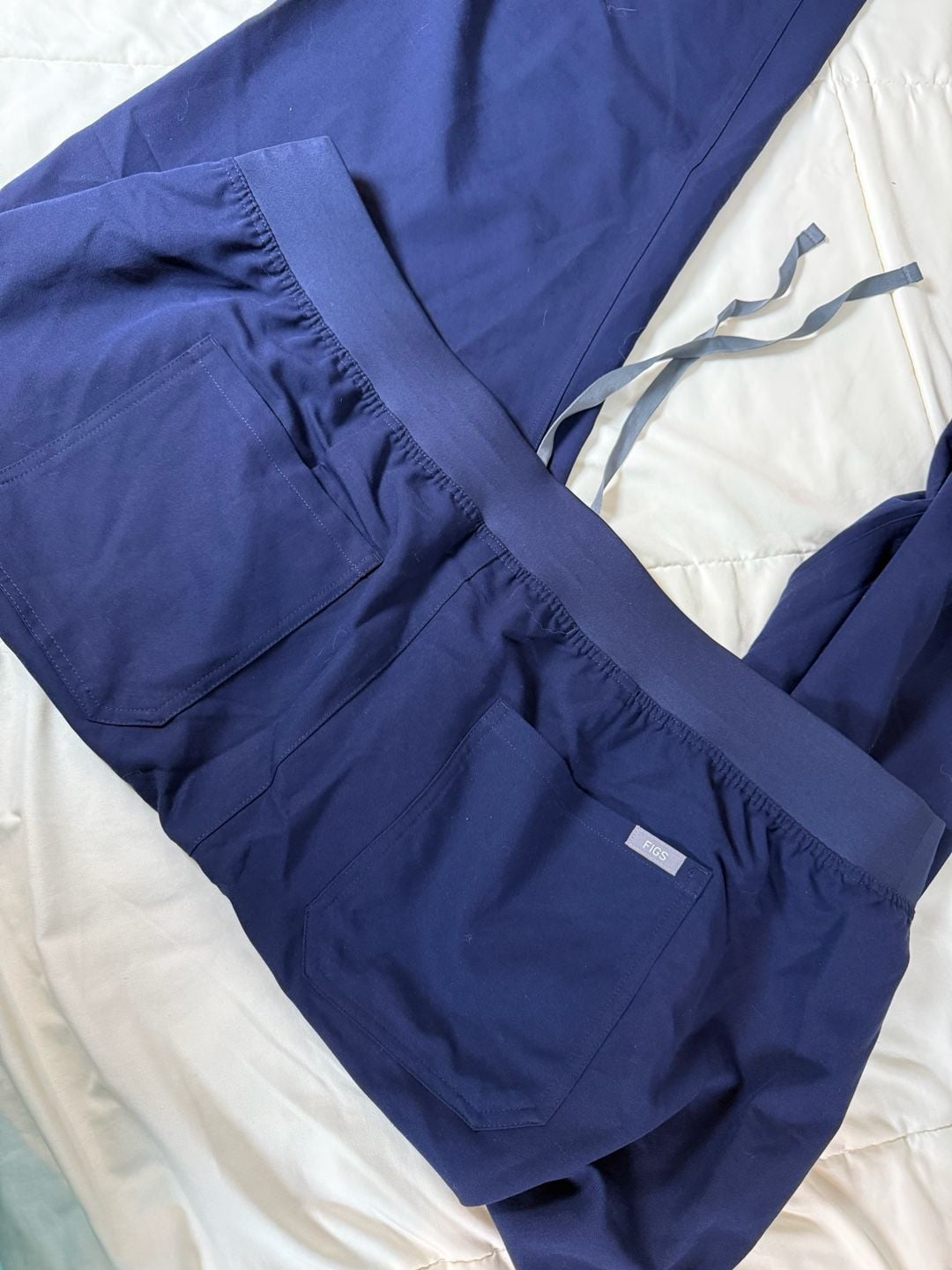 FIGS Technical Collection Livingston High-Waisted Scrub Pants Navy Blue Size 5XL 5