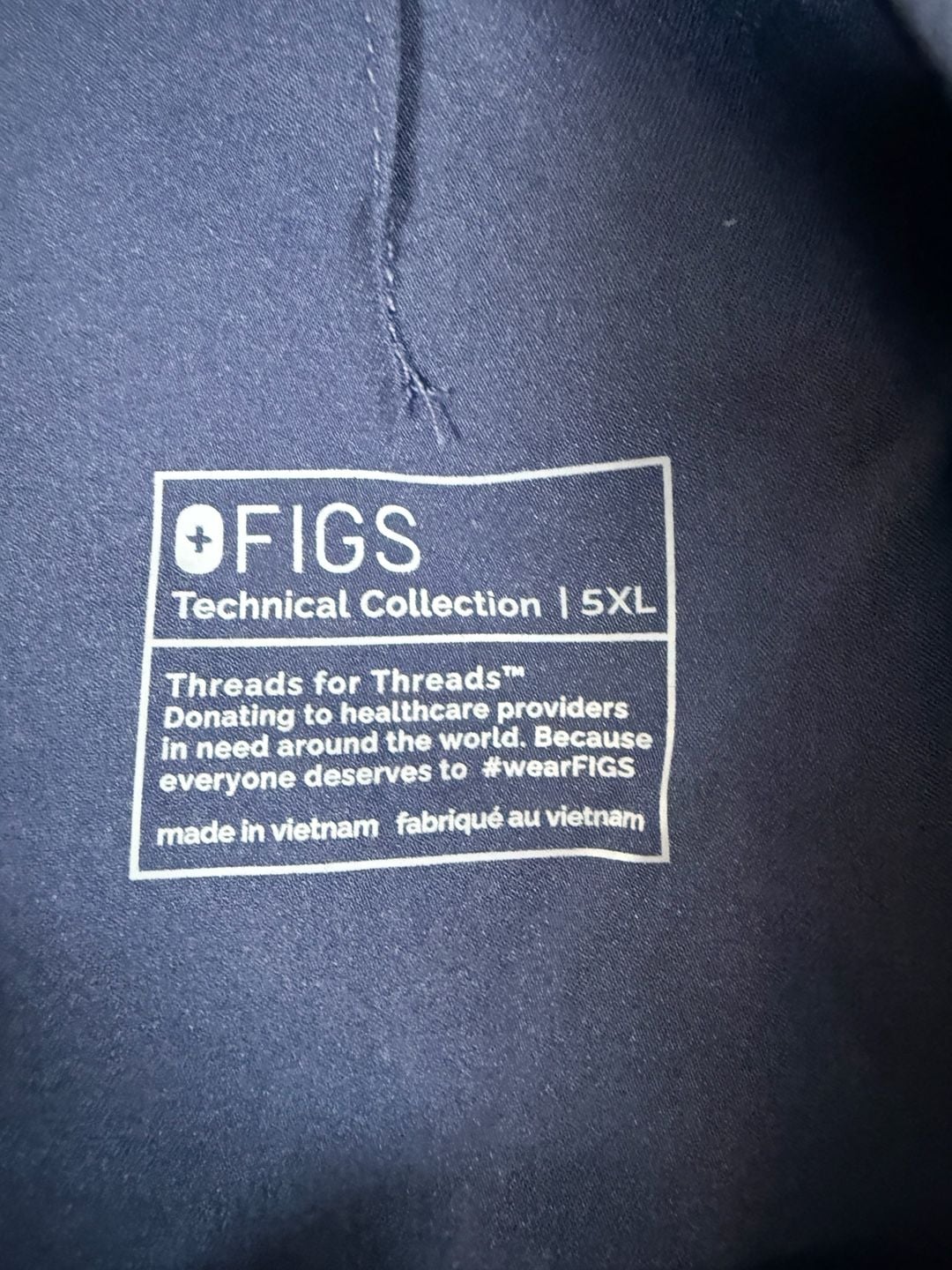 FIGS Technical Collection Livingston High-Waisted Scrub Pants Navy Blue Size 5XL 6