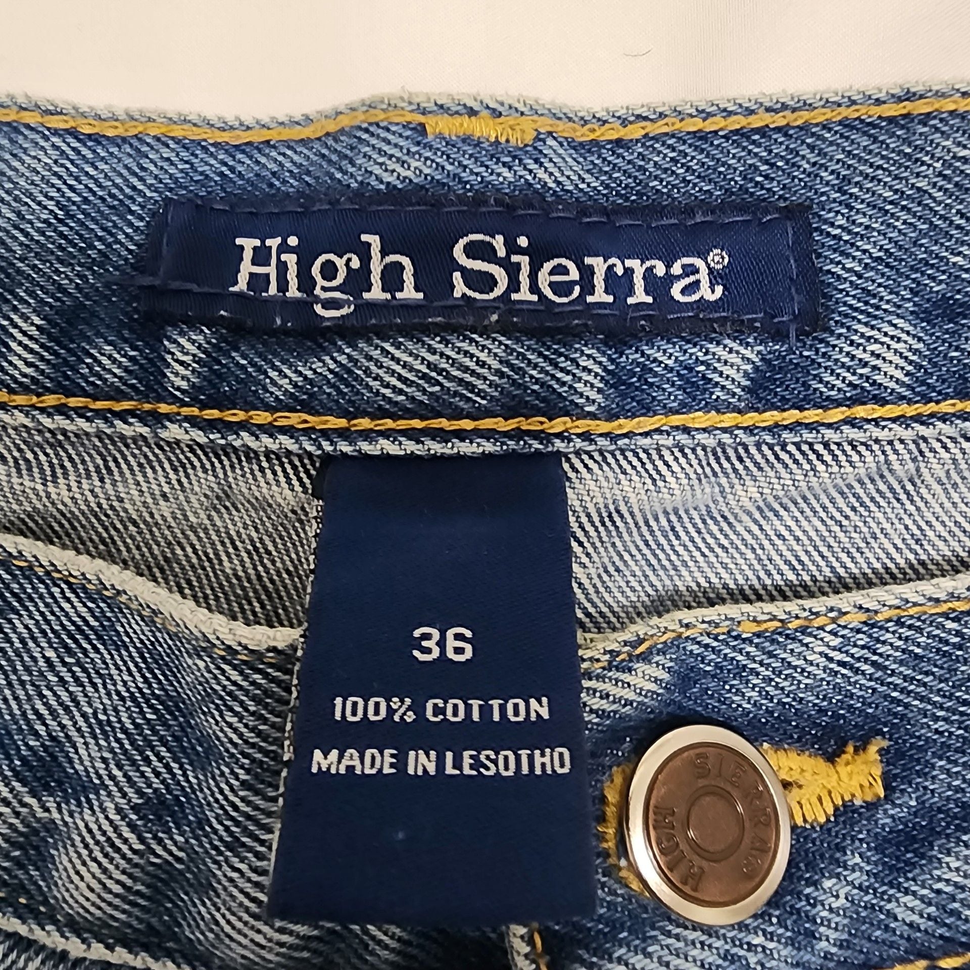 High Sierra Men's Size 36 Blue Denim Jean Shorts 7