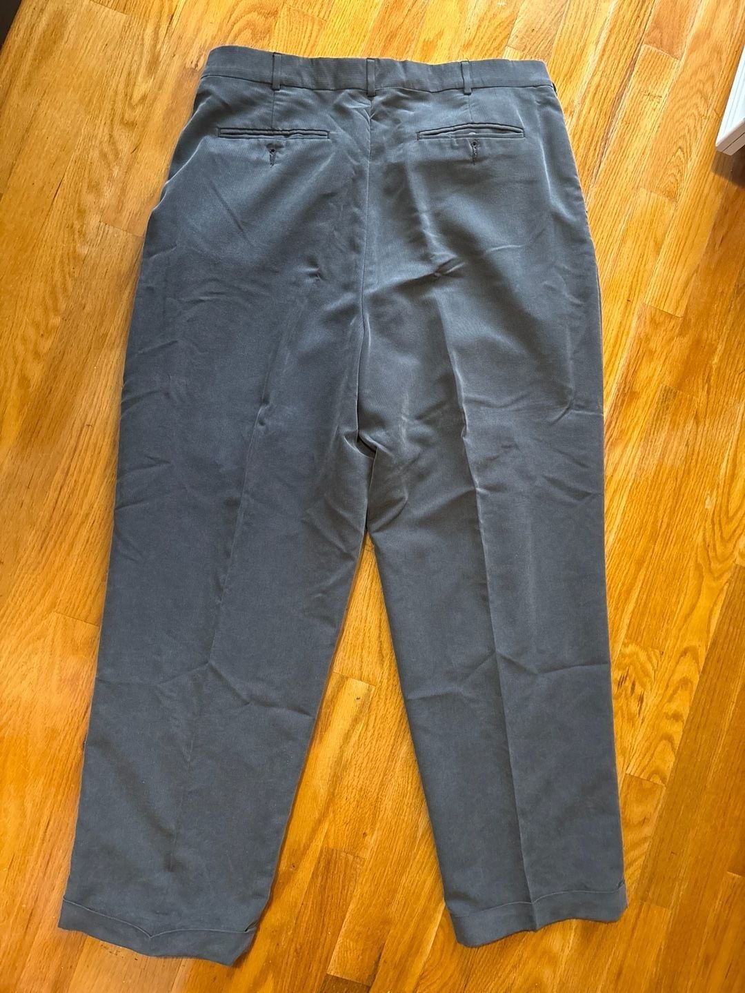 Vintage 90’s Perry Ellis Portfolio Men's Pleated Trousers Gray 36x30 4
