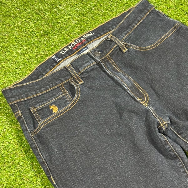 U.S. Polo Assn. Denim Co. Men's Straight Jeans Dark Wash 36 x 32
