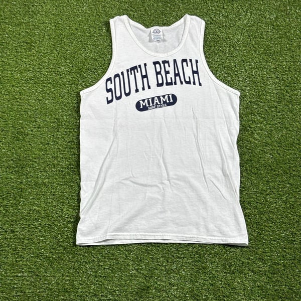 Delta Pro Weight South Beach Miami Surf Style Graphic Tank Top