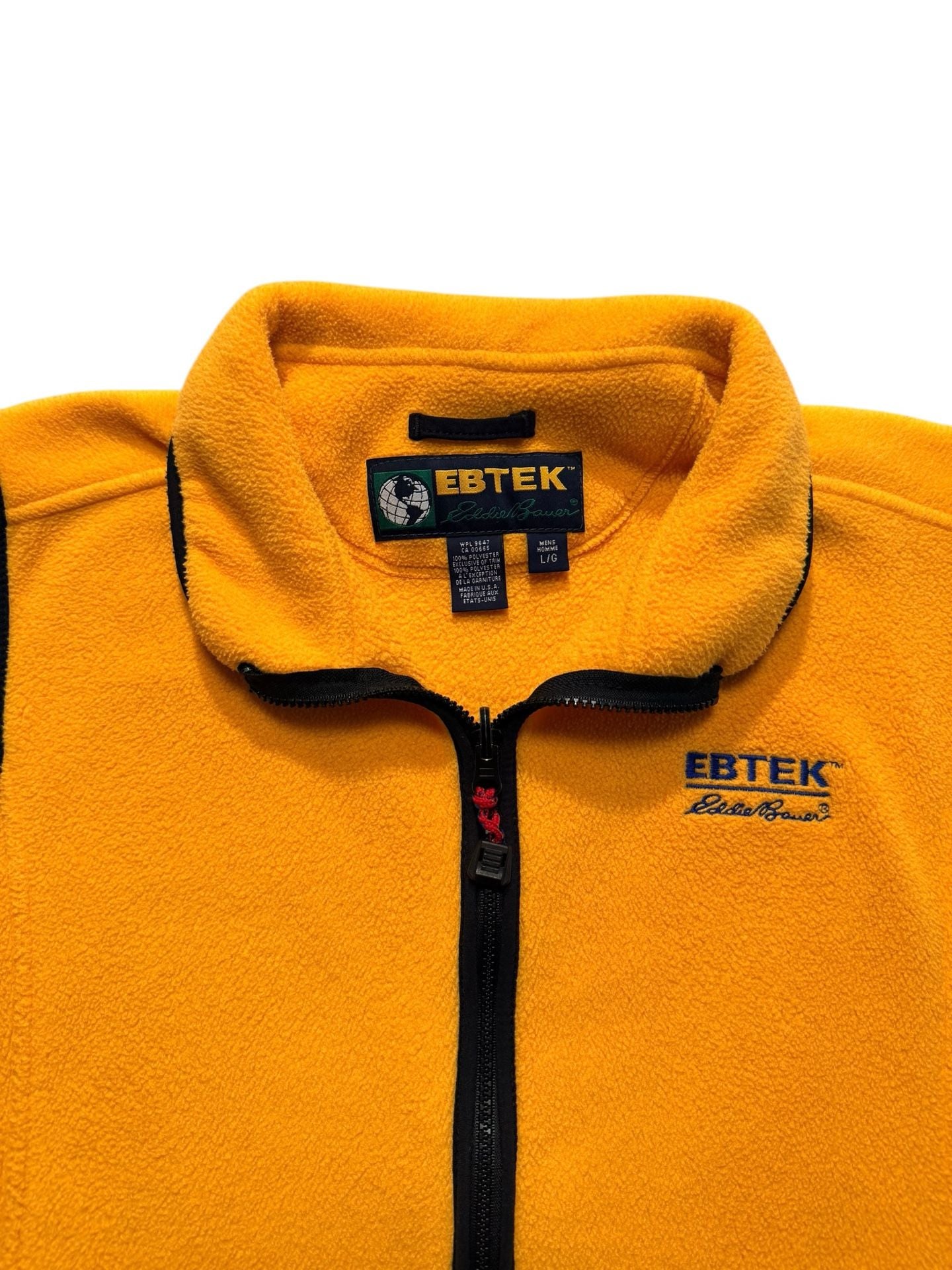 Vintage Eddie Bauer EBTEK Full Zip Fleece Vest 3