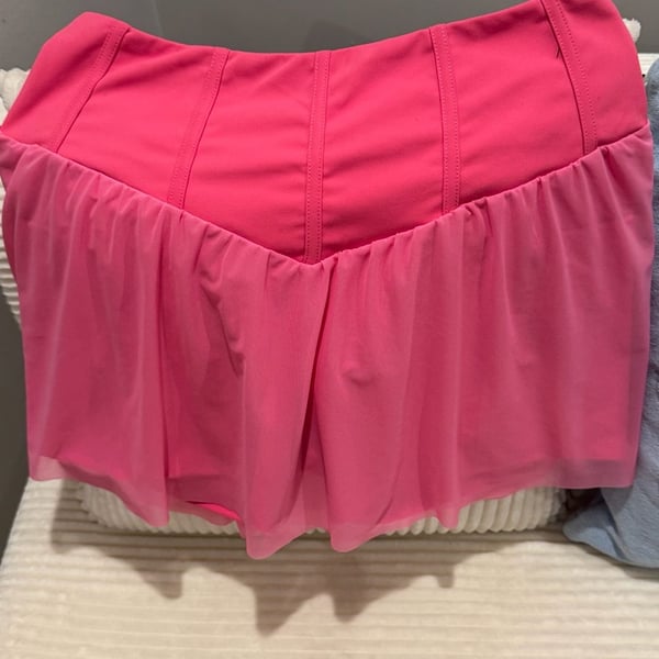 EleVen by Venus Williams Women's Endless Tennis Skirt, Hot Pink,