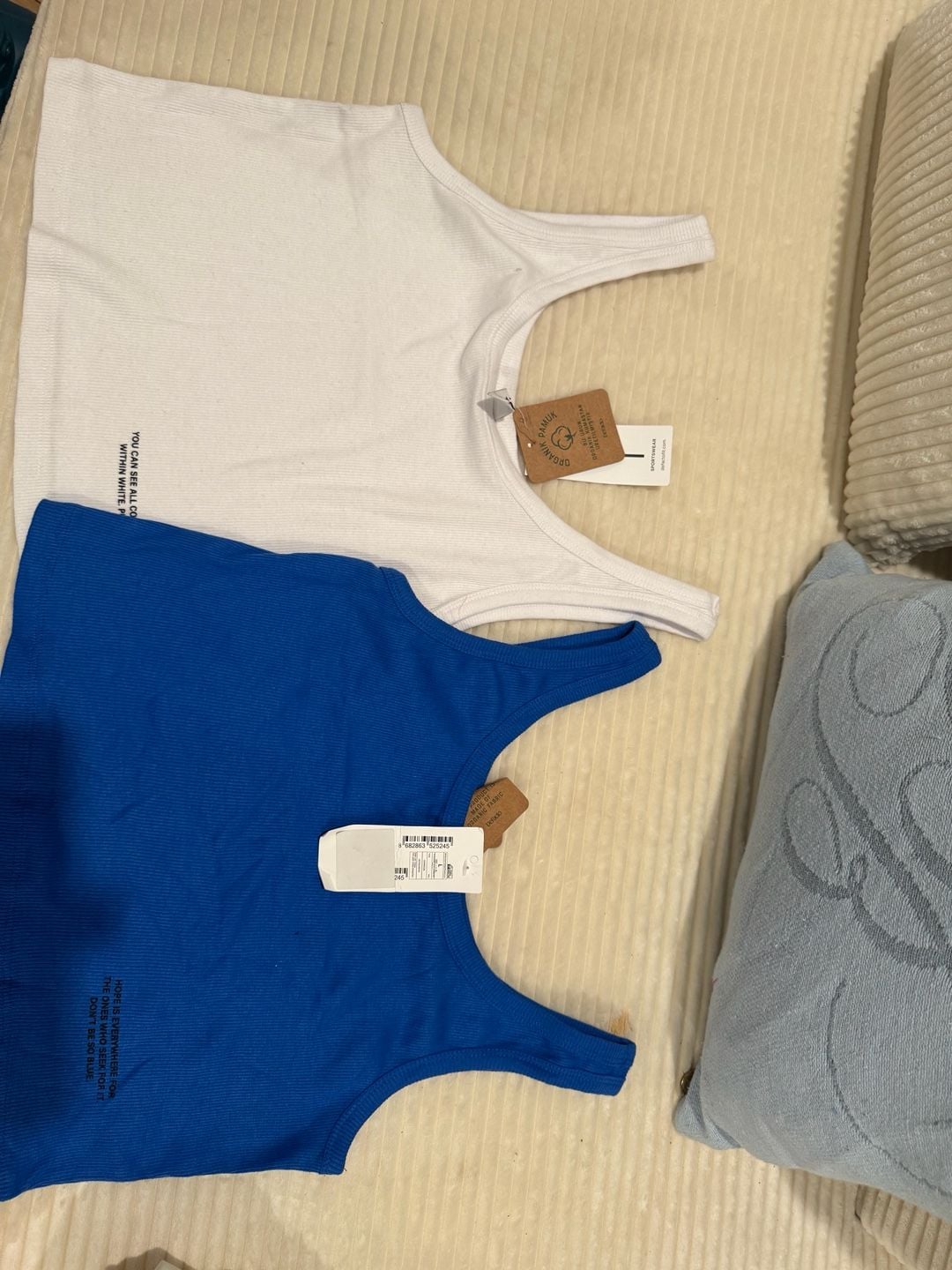 DeFacto Organic Cotton Ribbed Tank Top Set 1