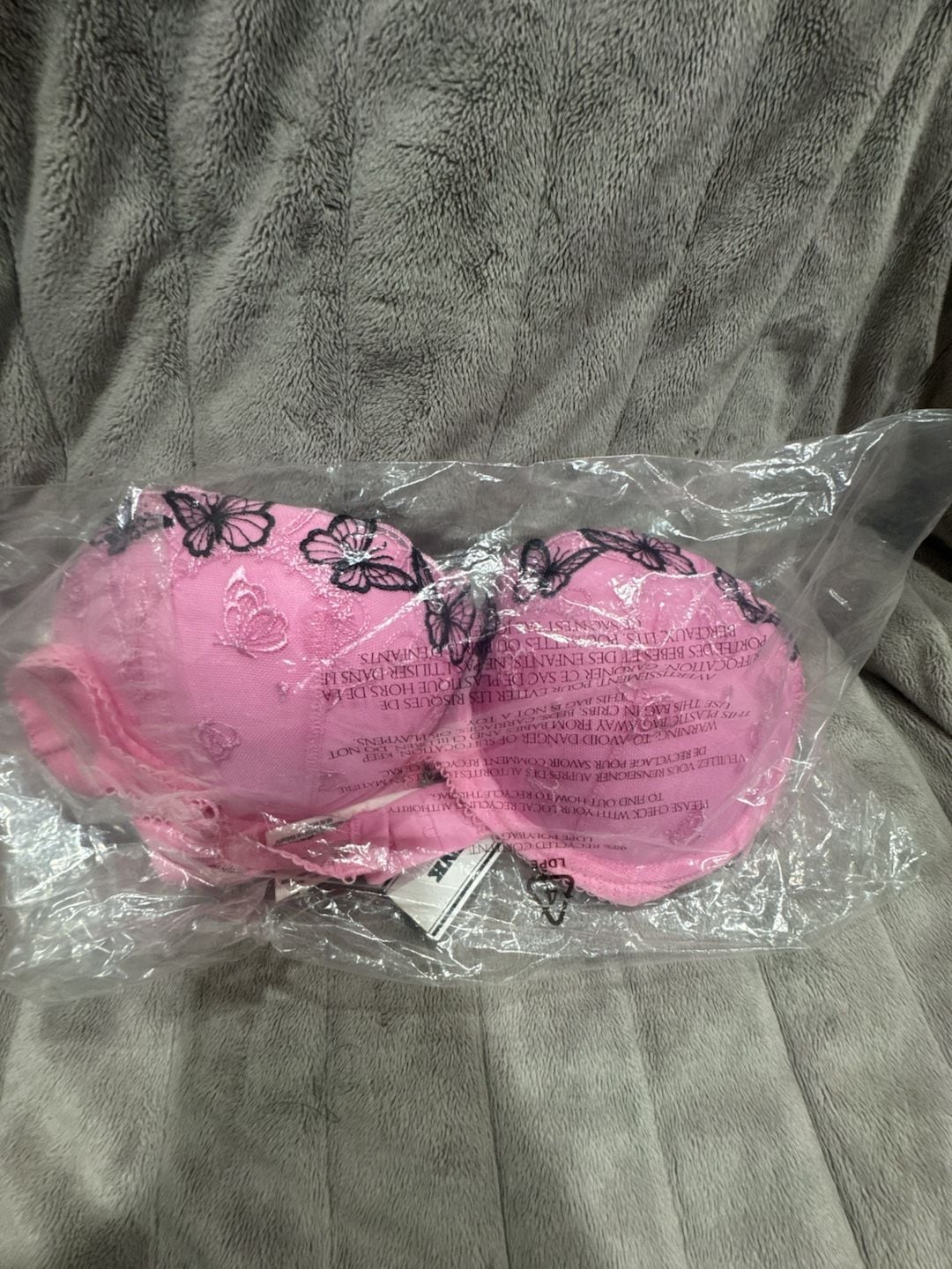 Victoria's Secret PINK Intimates Butterfly Balconette Bra 1