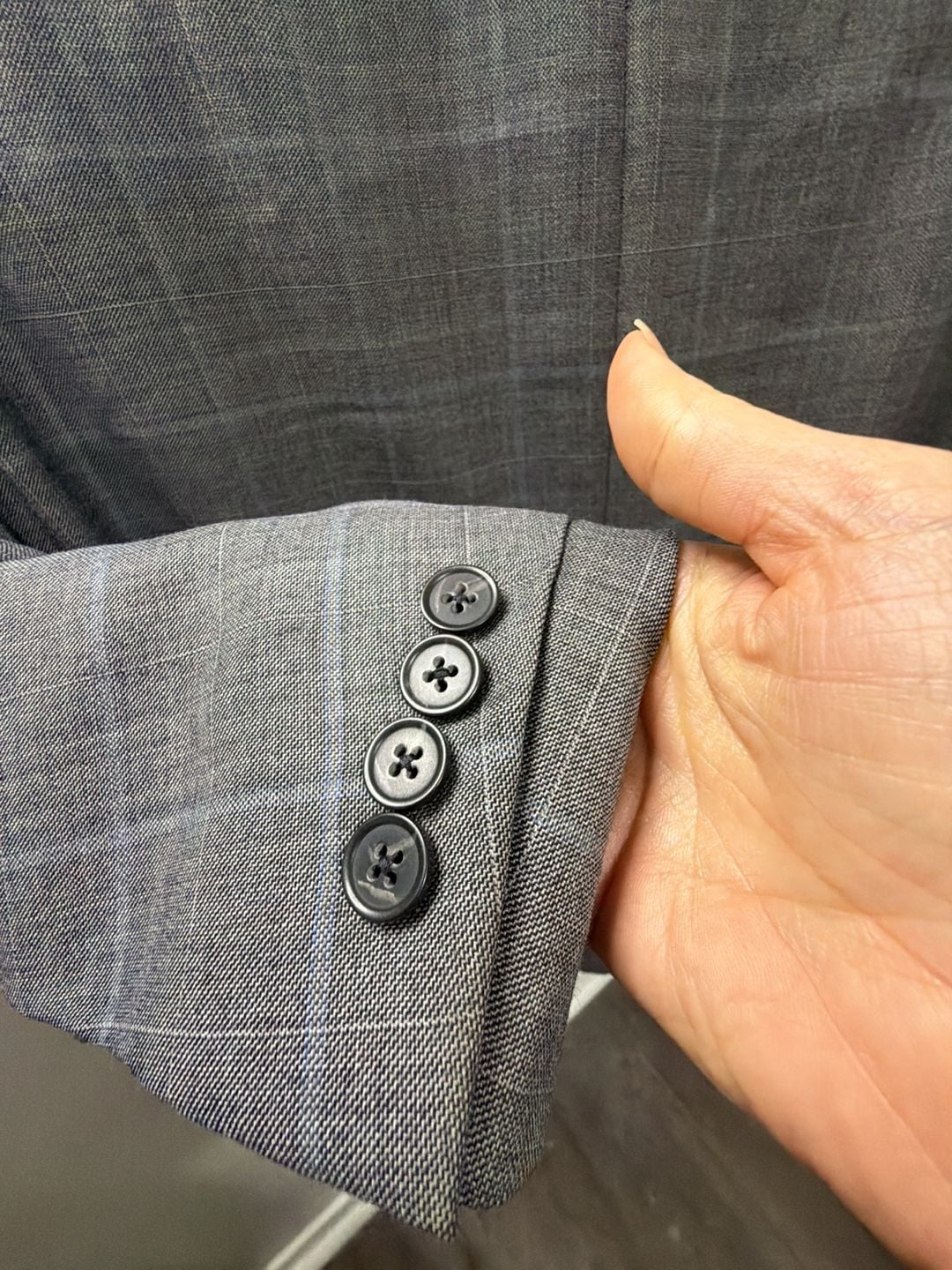 Samuelsohn H. Stockton Atlanta Men's Plaid Sport Coat Size 46L 11