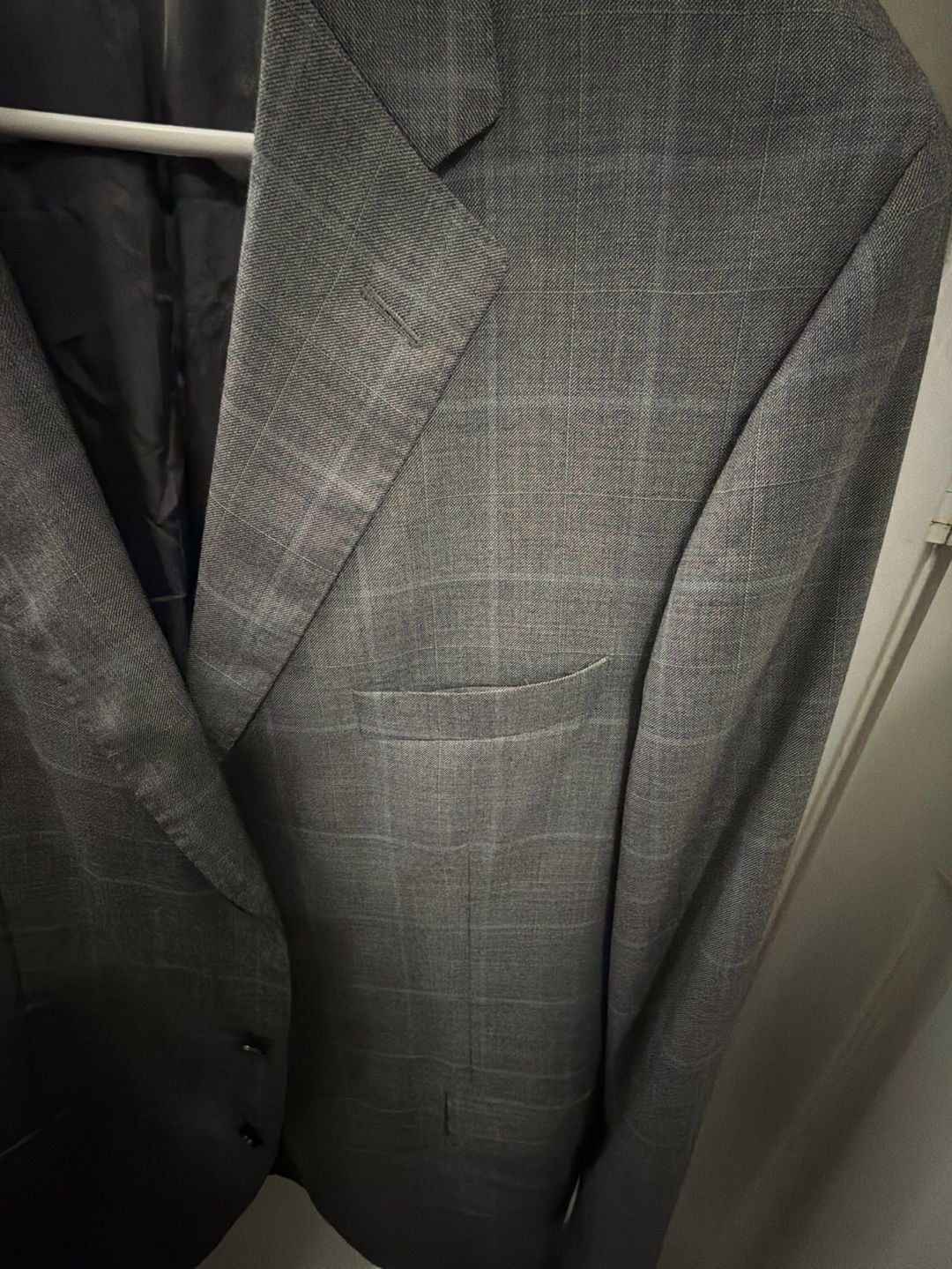 Samuelsohn H. Stockton Atlanta Men's Plaid Sport Coat Size 46L 5