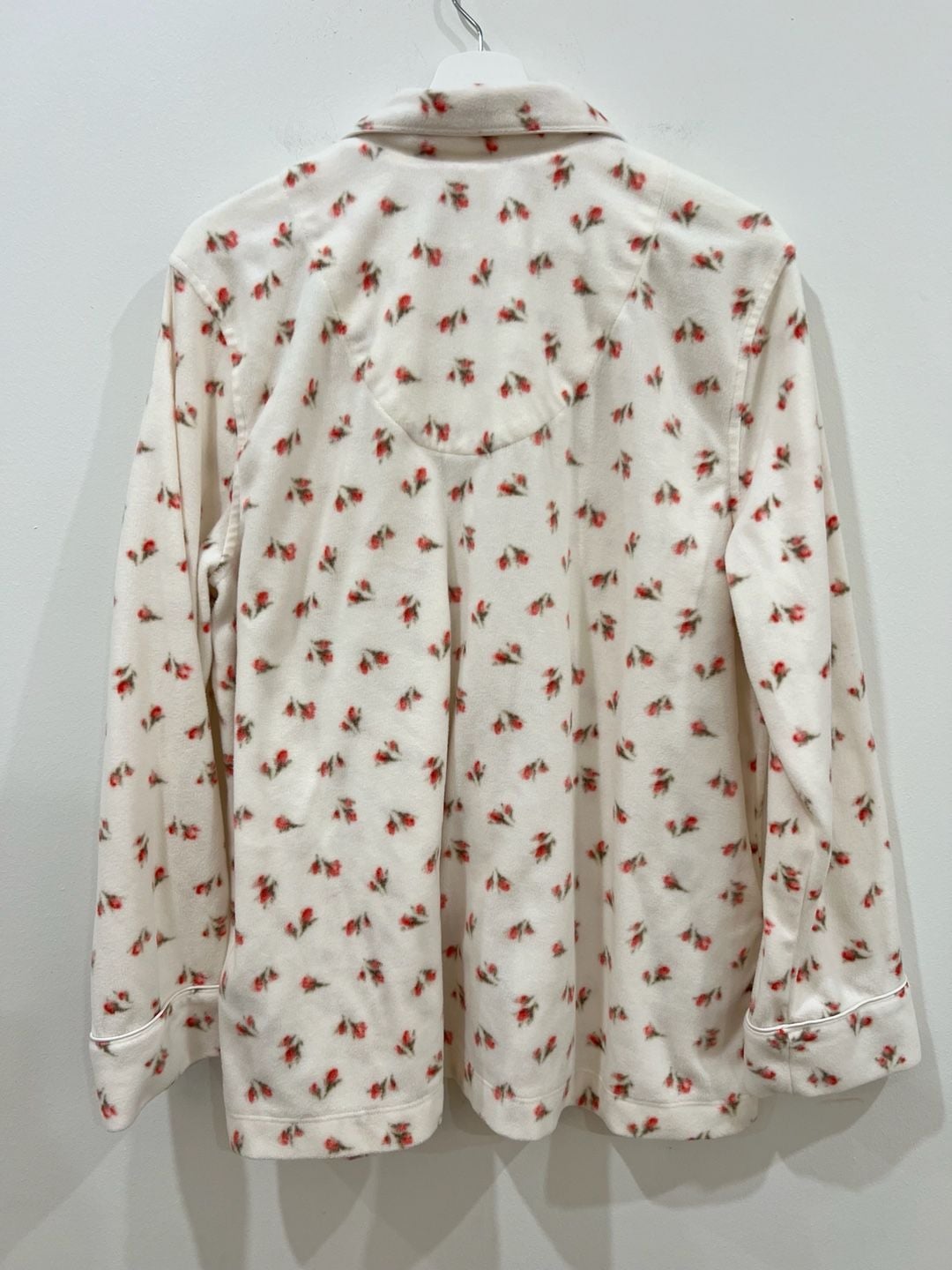 Lauren Ralph Lauren Women's Floral Print Fleece Notch Collar Pajama Set XL 3