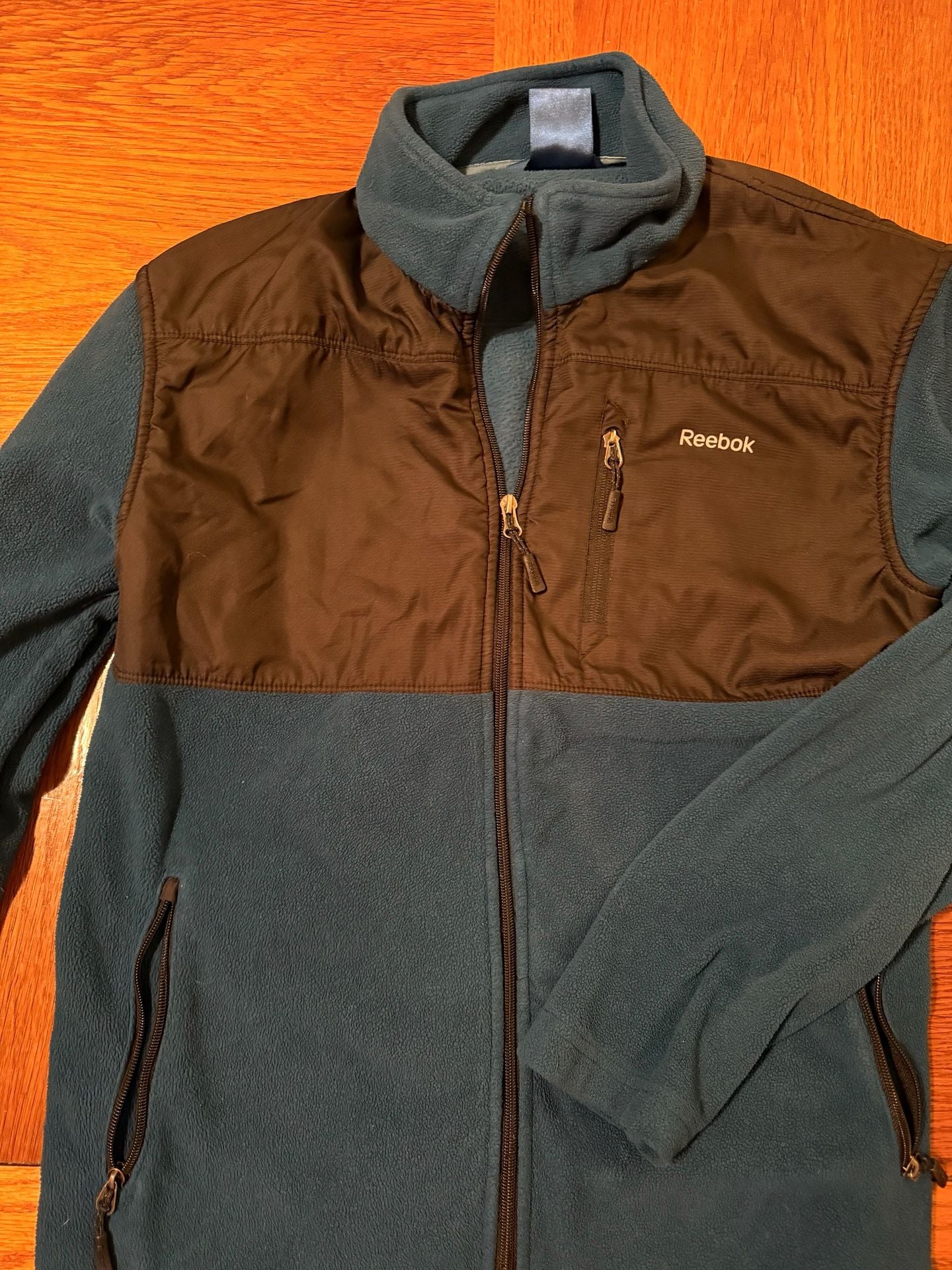 Reebok Men's Full Zip Fleece Jacket with Chest Pocket 2