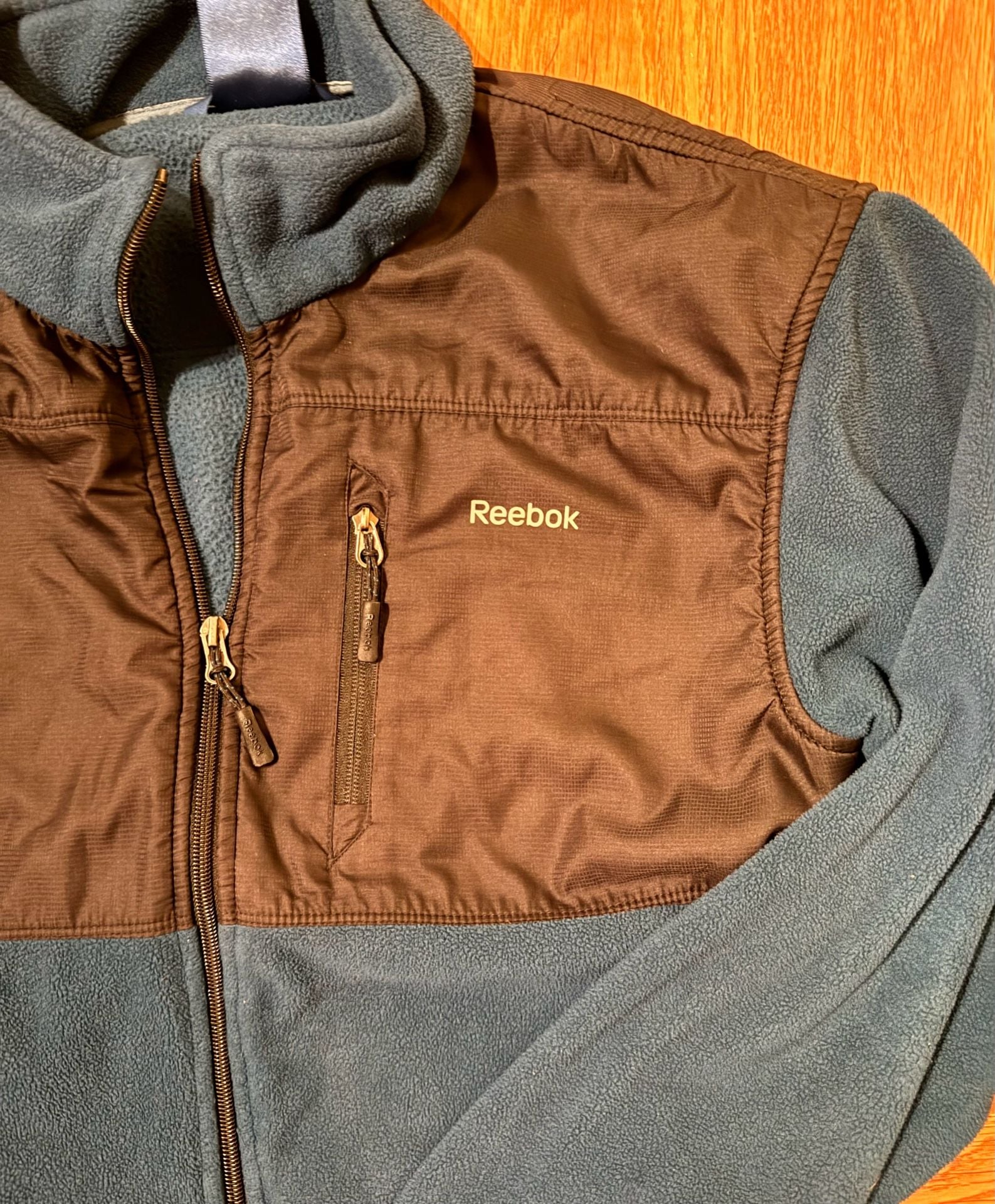 Reebok Men's Full Zip Fleece Jacket with Chest Pocket 3