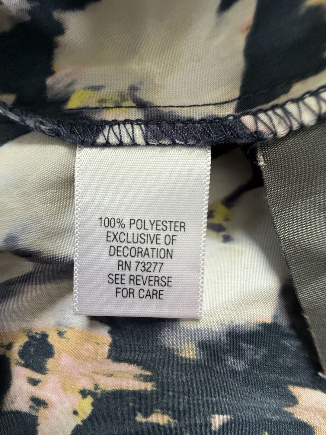 Simply Vera Vera Wang Navy Floral Godet Empire Spaghetti Strap Midi Dress XL 4