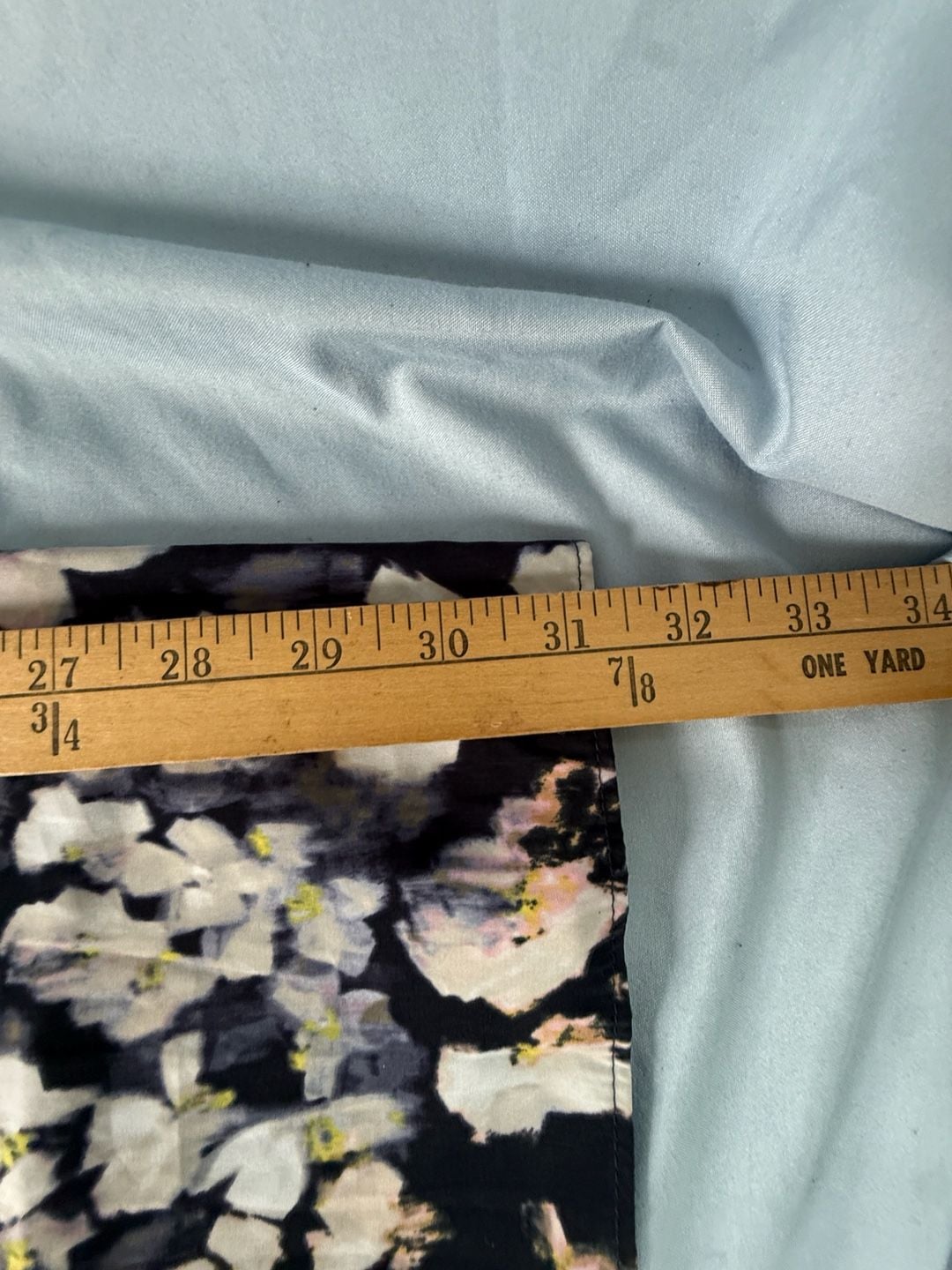 Simply Vera Vera Wang Navy Floral Godet Empire Spaghetti Strap Midi Dress XL 11