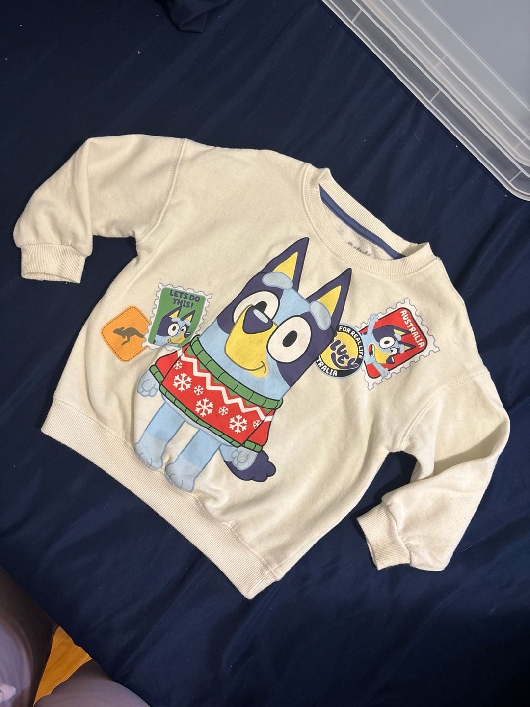 Bluey Toddler Girls Size 4T Clothing Bundle Dress, Romper, Pajama Set, & Sweatshirt 5