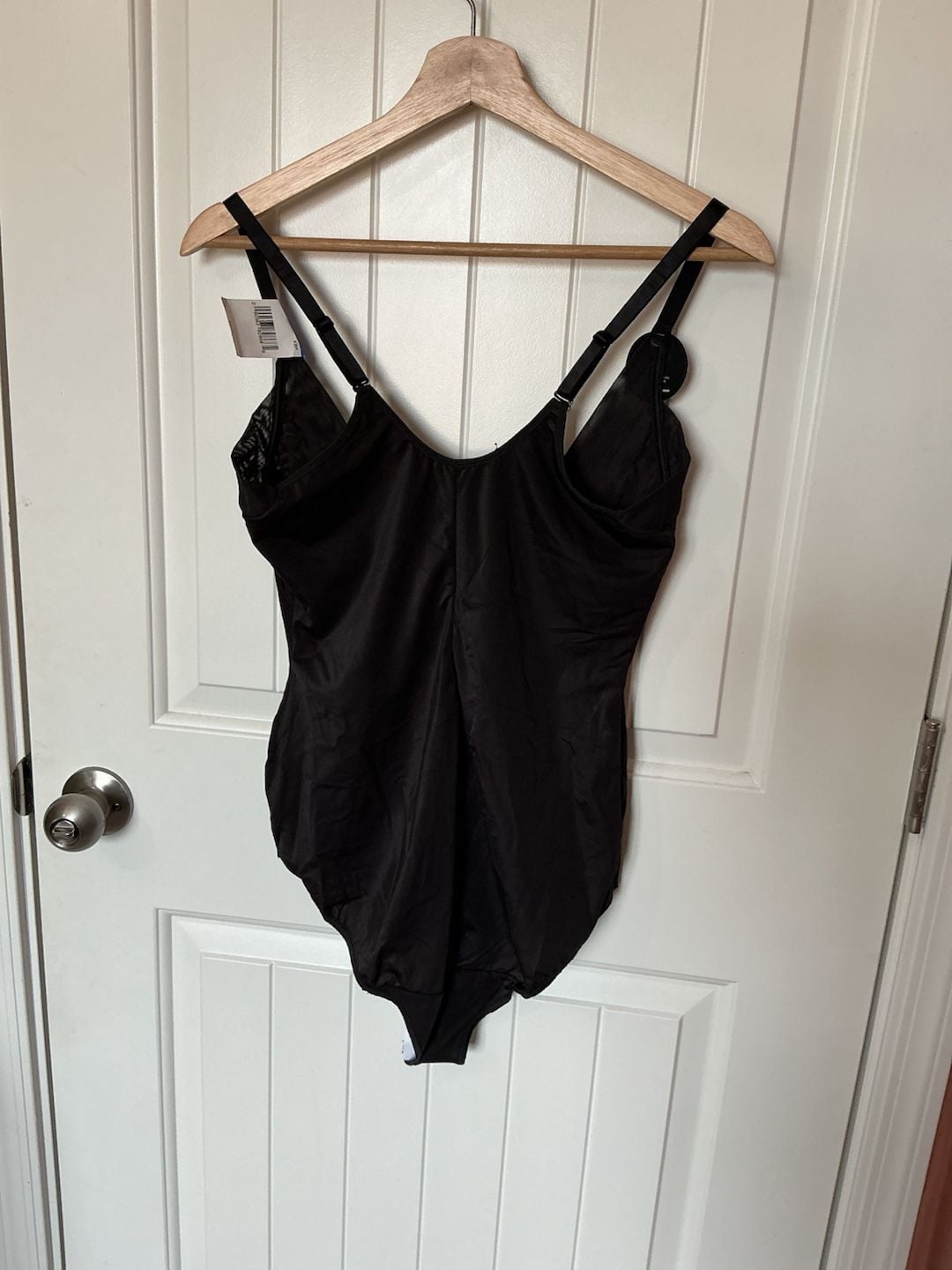 NWT Maidenform Firm Foundations Open Bust Body Shaper XL Black DM5004 3