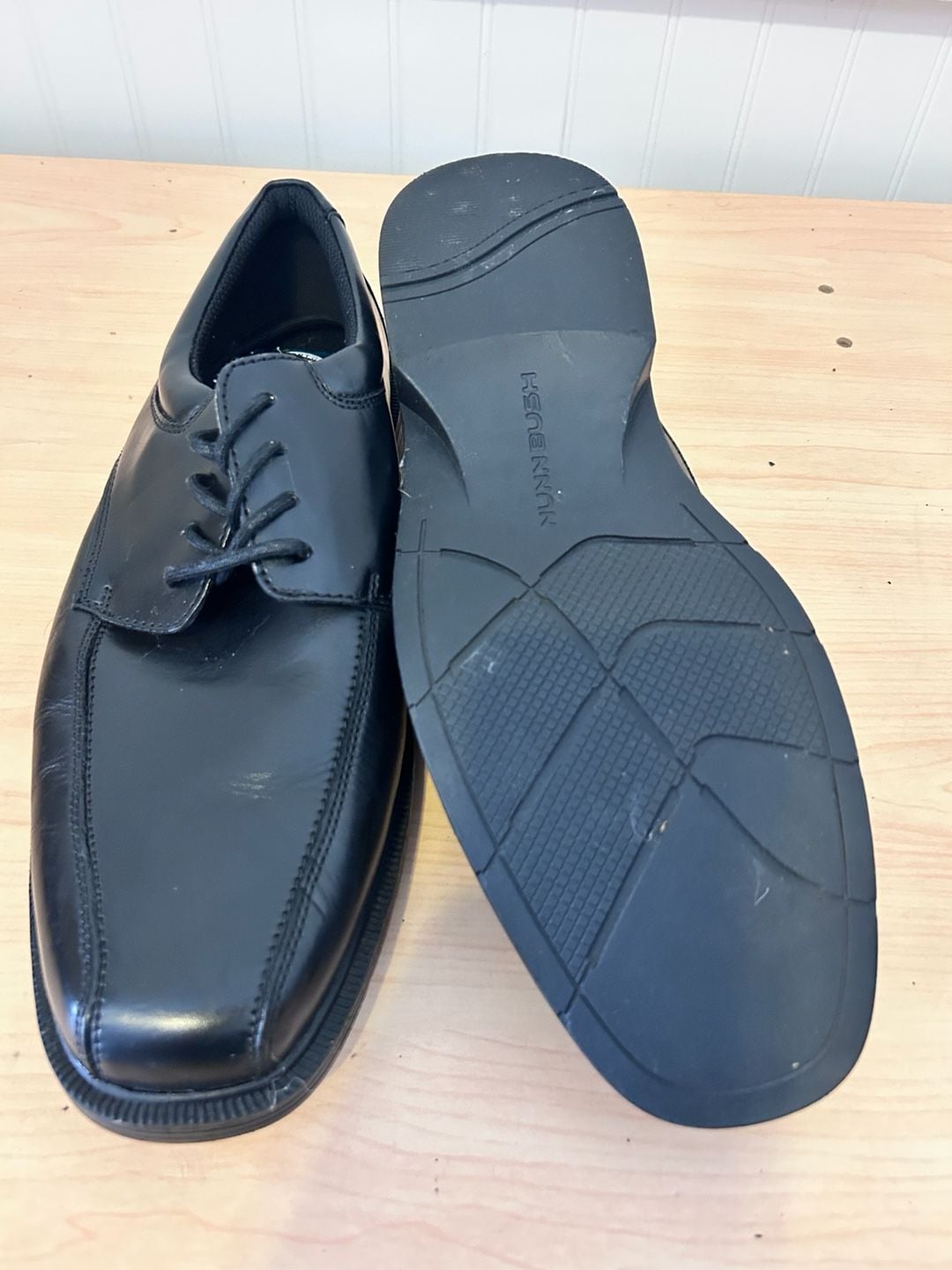 Nunn Bush Mens 84221-001 Comfort Gel Bicycle Toe Lace-Up Oxford Shoes 4