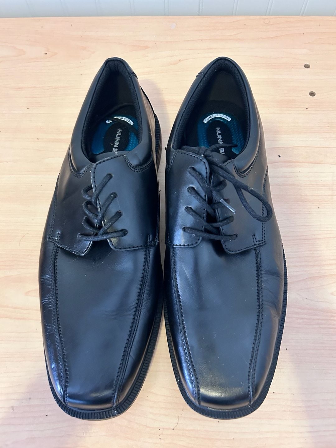 Nunn Bush Mens 84221-001 Comfort Gel Bicycle Toe Lace-Up Oxford Shoes 6