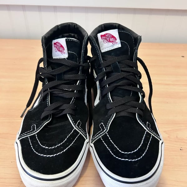 Vans SK8-Hi Black/True White Skate Shoes