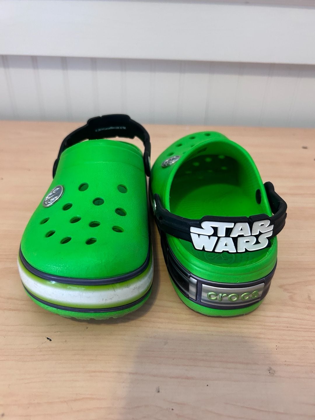 Crocs Lights Star Wars Yoda Toddler Clogs 7