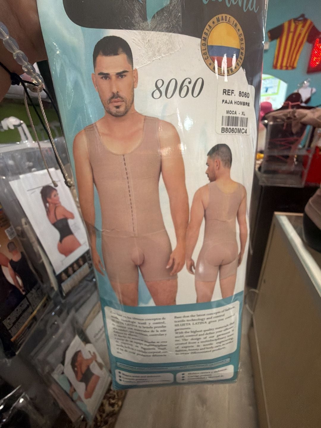 Silueta Latina Faja Hombre Ref. 8060 Compression Body Shaper XL 10