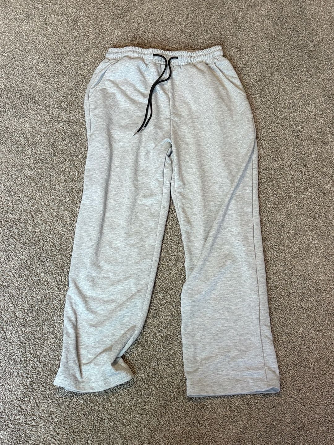 Unbranded Gray Casual Lounge Sweatpants with Drawstring Waist and Pockets 2