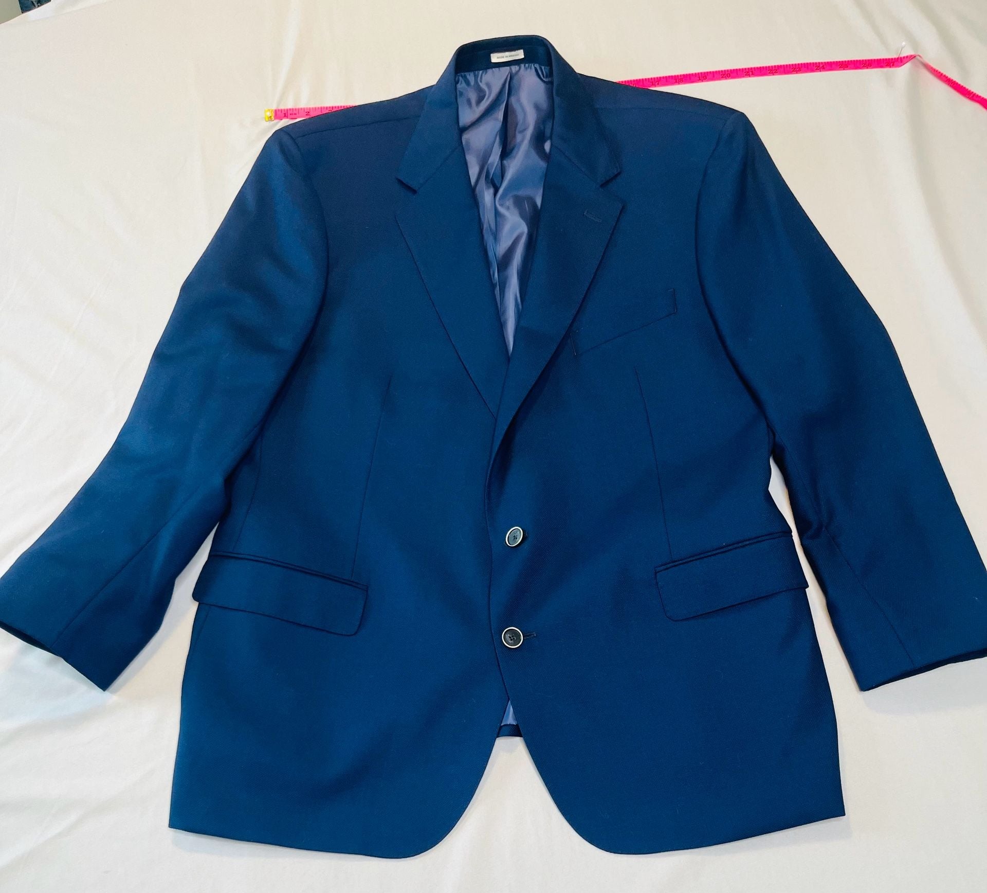 Joseph Abboud Blue Two-Button Suit Jacket Men’s Tailored Blazer Classic Business Formal 3