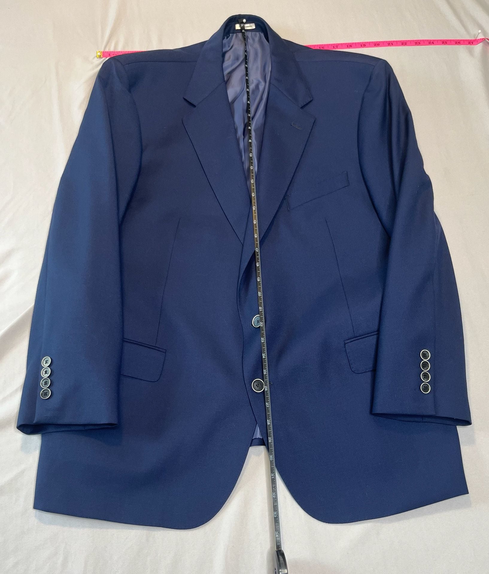 Joseph Abboud Blue Two-Button Suit Jacket Men’s Tailored Blazer Classic Business Formal 6