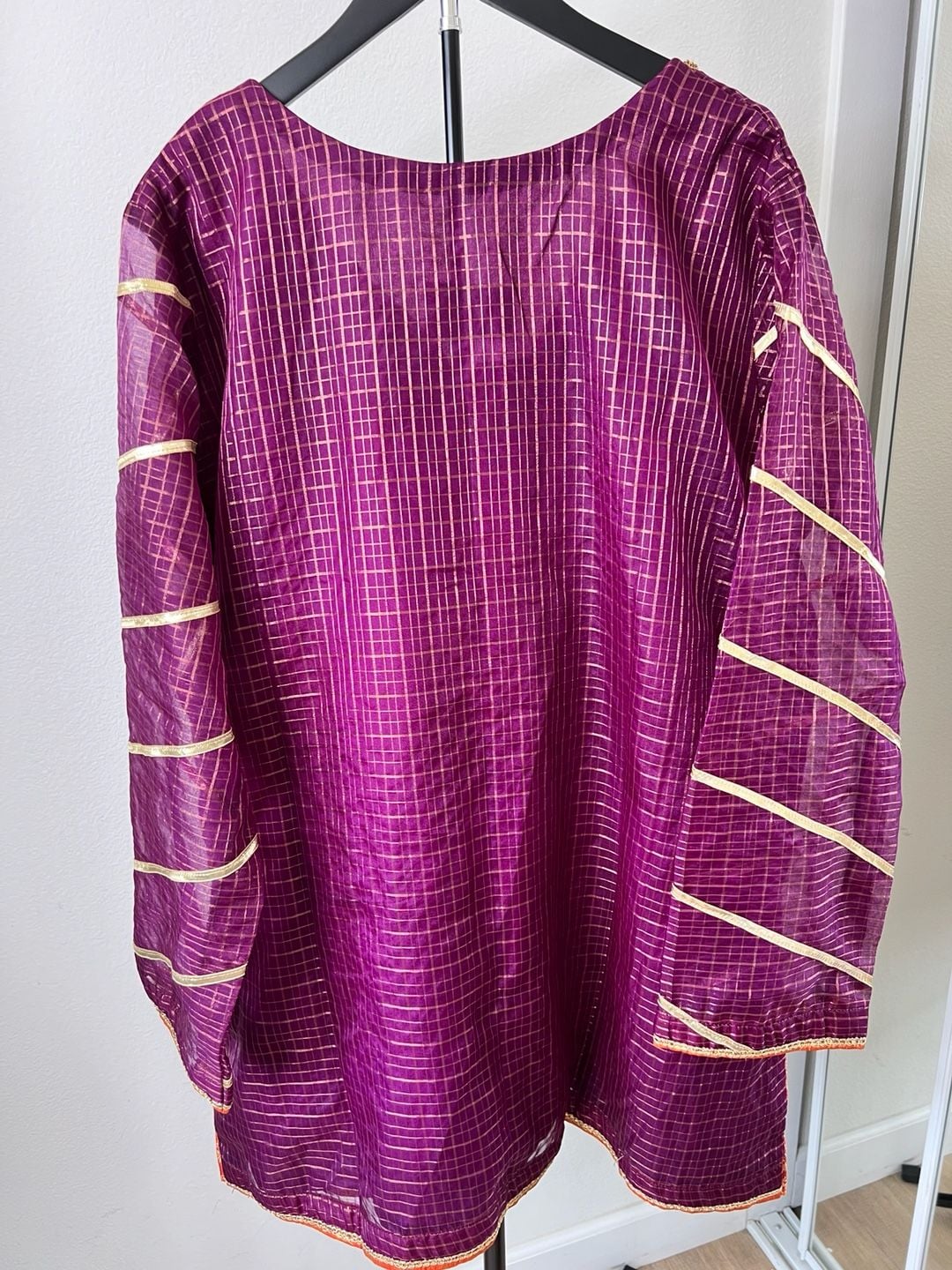 Zaaviay Luxury Pret Embroidered 2-Piece Festive Salwar Kameez Tunic Set 8