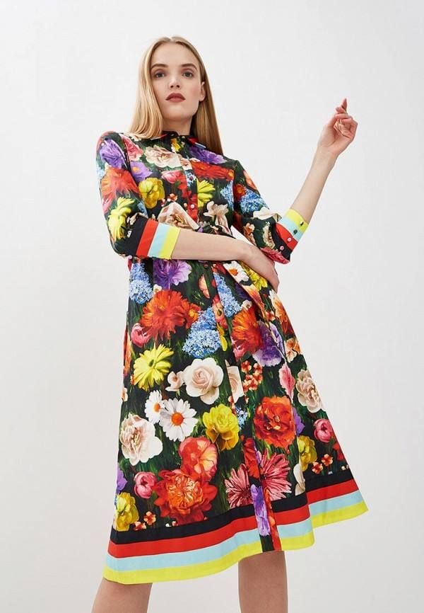 Alice + Olivia Blooming Fields Floral Shirt Dress 4