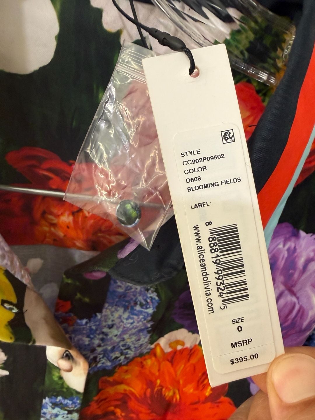 Alice + Olivia Blooming Fields Floral Shirt Dress 6