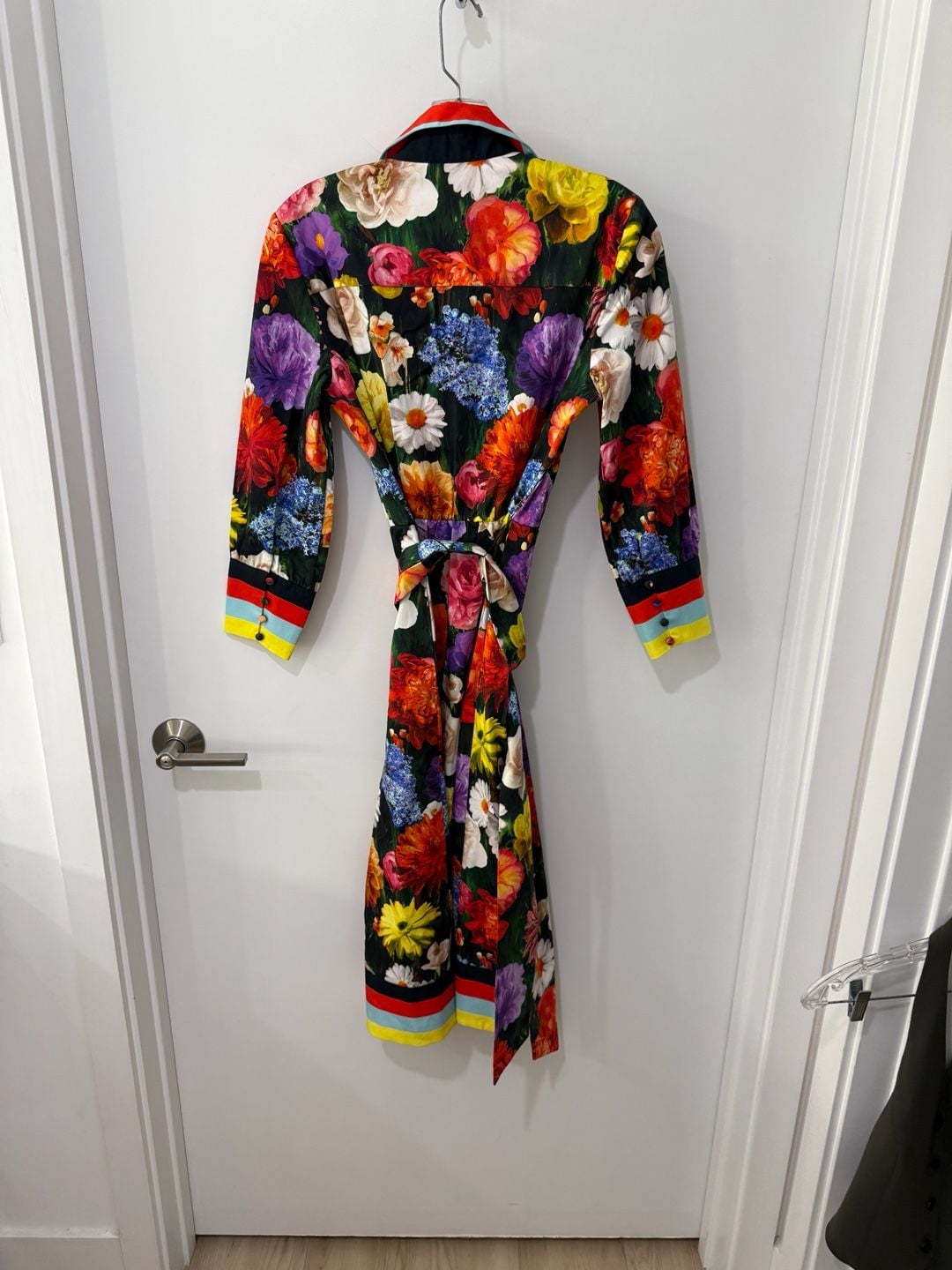 Alice + Olivia Blooming Fields Floral Shirt Dress 8