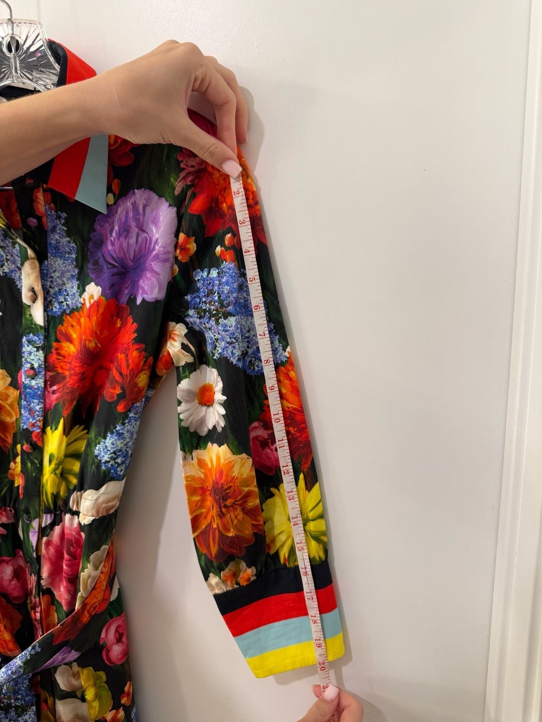Alice + Olivia Blooming Fields Floral Shirt Dress 11