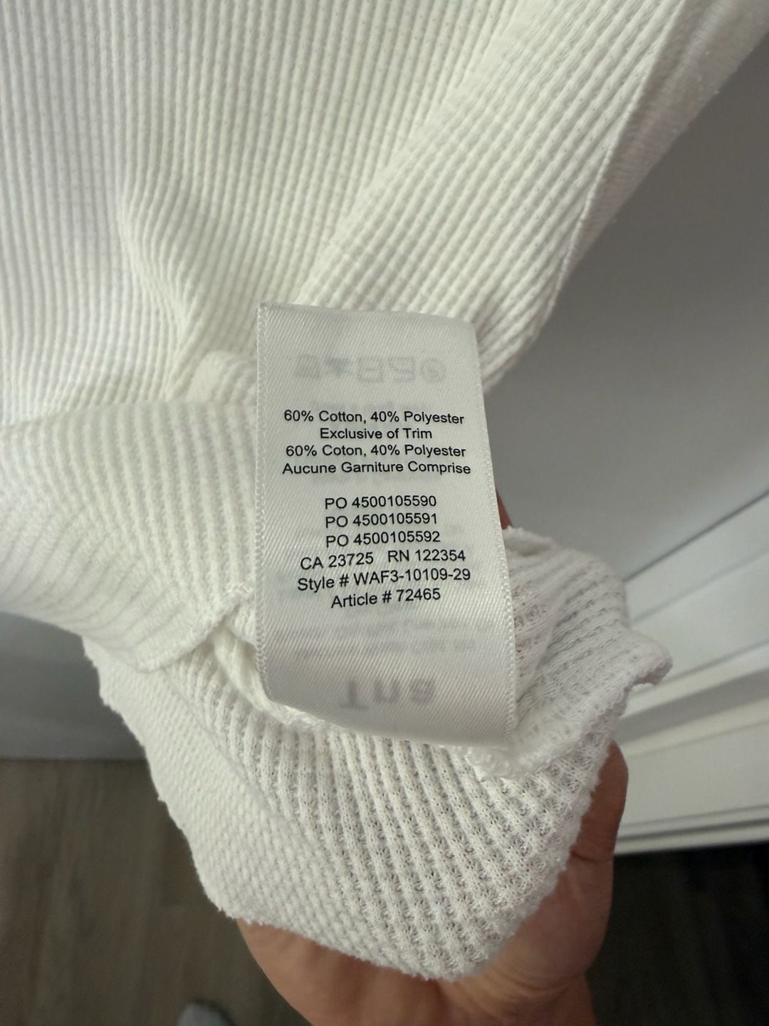Tna Aritzia Waffle Knit Cropped Tank Top White 5