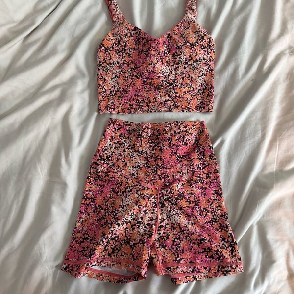 OFFLINE by Aerie Real Me High-Waisted Shortie and Sports Bra Set